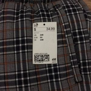 Plaid Brown and yellow pants